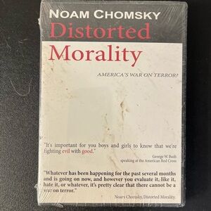 Noam Chomsky - Distorted Morality: America's War on Terror? (DVD, 2002) New